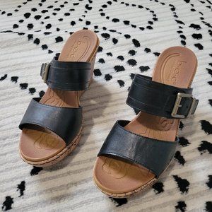 B.O.C. Womens Sandal Black Size 11